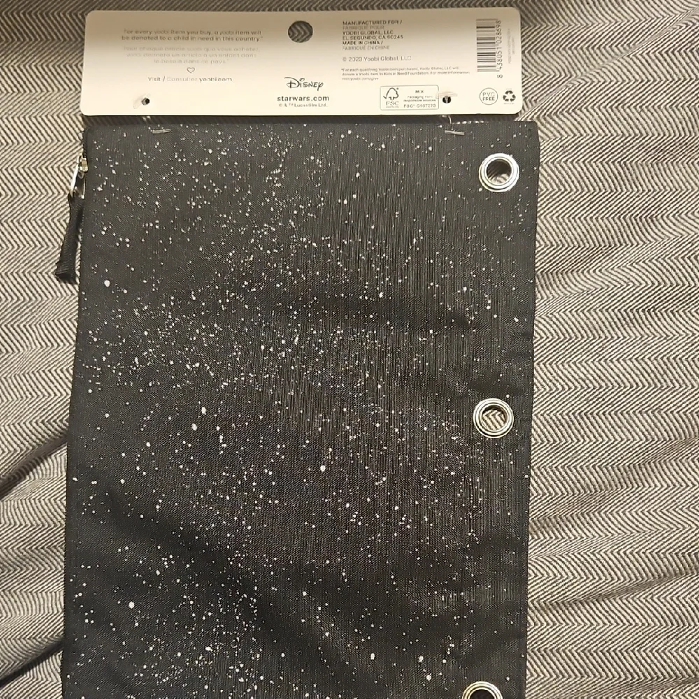 Yoobi Star Wars Black and Yellow Pencil Case